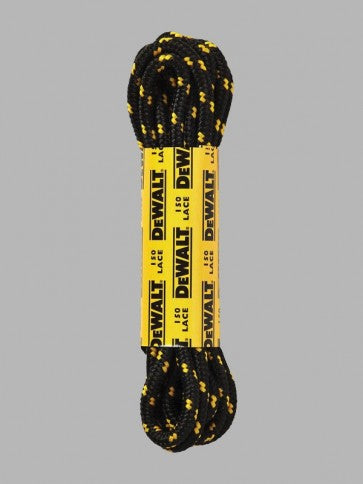 DeWalt Boot Laces - Black/Yellow 150 Cm Boot Laces