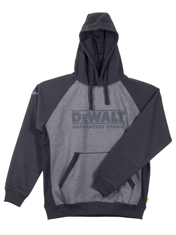 DeWalt Stratford - Grey Marl/Black Hooded Sweatshirt