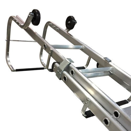 3.5m TB Davies Double Section ROOFER Aluminium Professional Roof Ladder