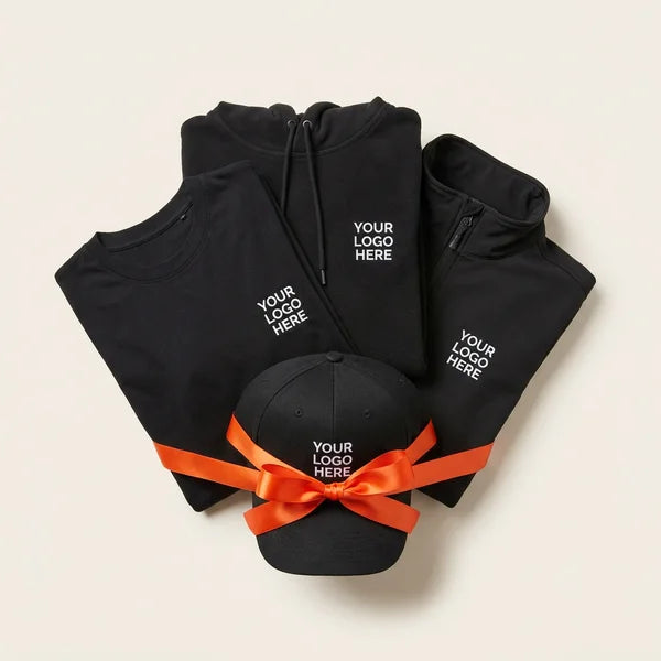 Mixed workwear bundle with a free cap, each with your logo