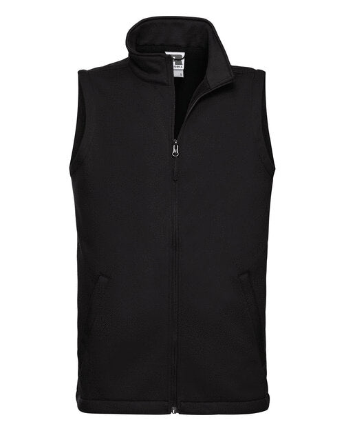 Russell Mens Smart Softshell Gilet - Black