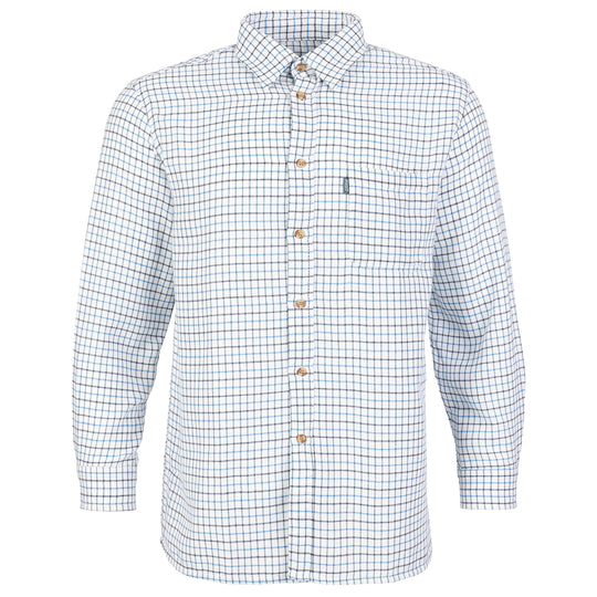 Game Men's Tattersall Shirt, a long-sleeved country check shirt with a chest pocket. 
