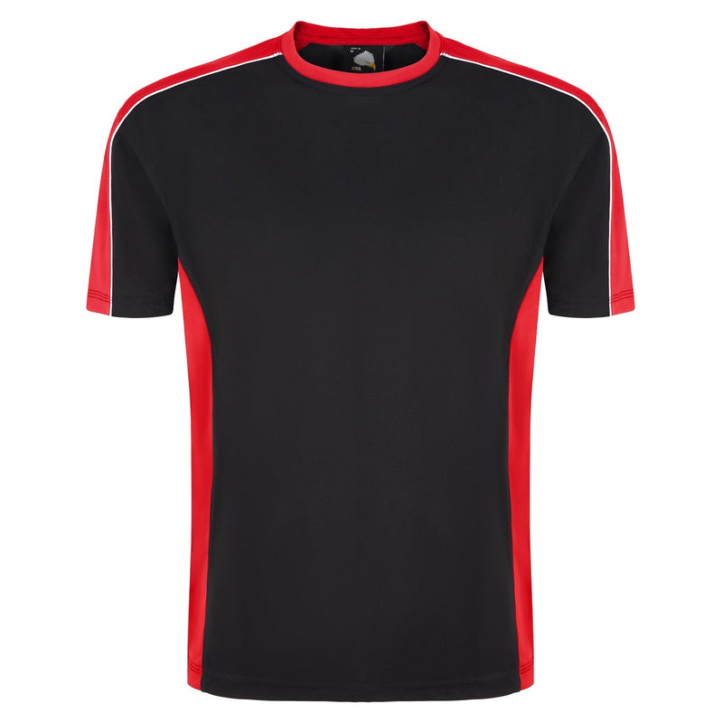 ORN Avocet Wicking T-Shirt - Black/Red