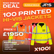 100x Printed Hi-Vis Bomber/Traffic Jacket Bundle