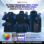 16 Item Premium Two-Tone Embroidered Workwear Bundle Deal - thumbnail 1