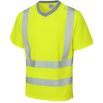Leo Workwear Larkstone Iso 20471 Cl 2 Coolviz Plus T-Shirt - thumbnail 3