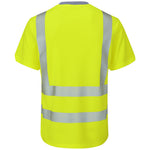 Leo Workwear Larkstone Iso 20471 Cl 2 Coolviz Plus T-Shirt - thumbnail 4
