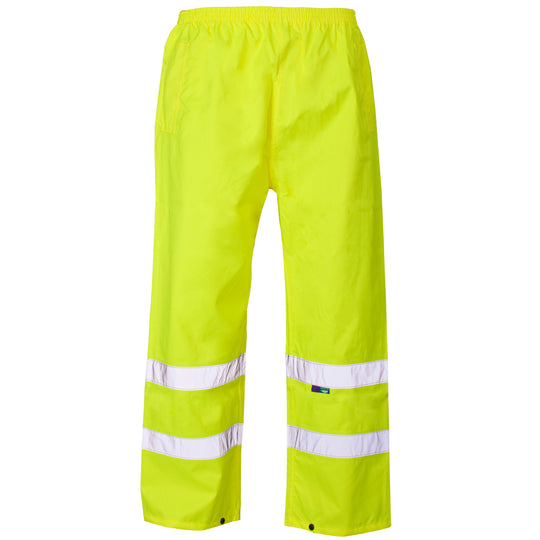 Supertouch Hi Vis Overtrousers in yellow Colour