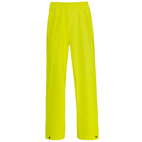 Supertouch Storm-Flex PU waterproof trousers in navy blue.