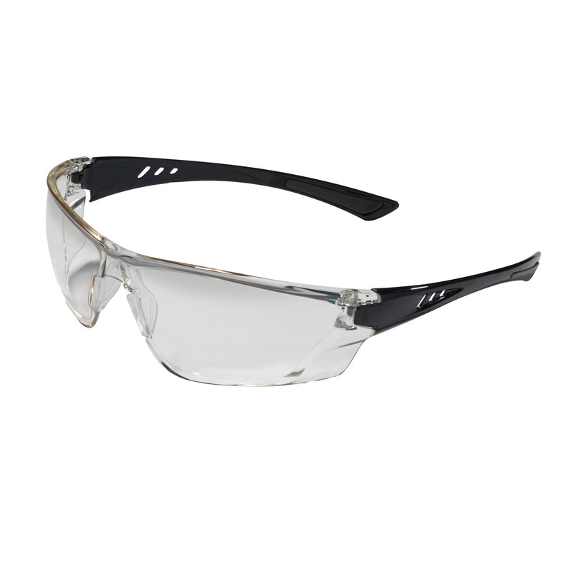 JSP Continental Lightweight Safety Specs - Gradient Anti-scratch Lenses - Black Frames