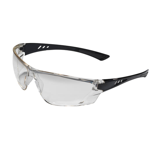 JSP Continental Lightweight Safety Specs - Gradient Anti-scratch Lenses - Black Frames