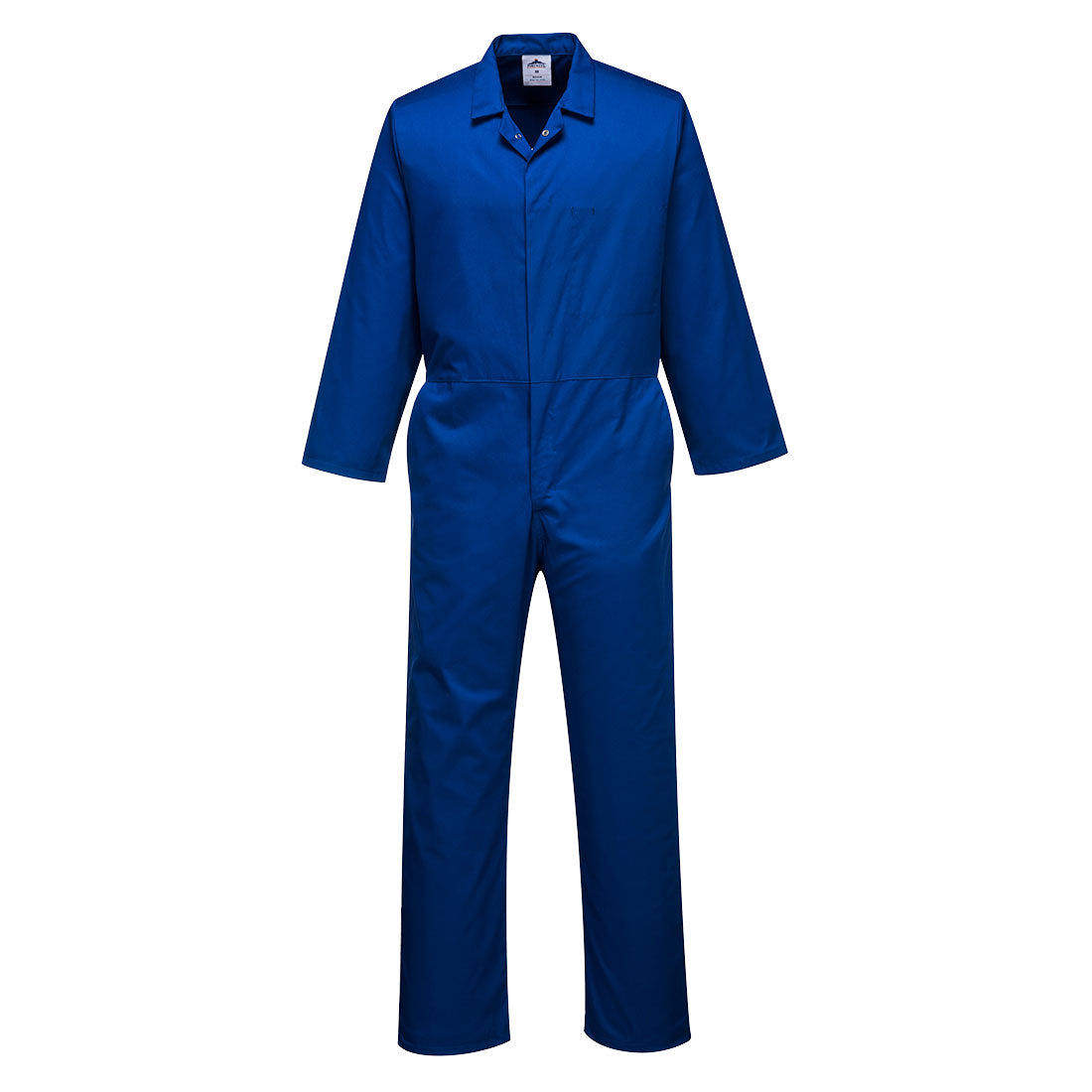 Portwest long‑sleeve shirt in red with buttoned cuffs