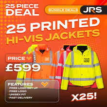 25x Printed Hi-Vis Bomber/Traffic Jacket Bundle