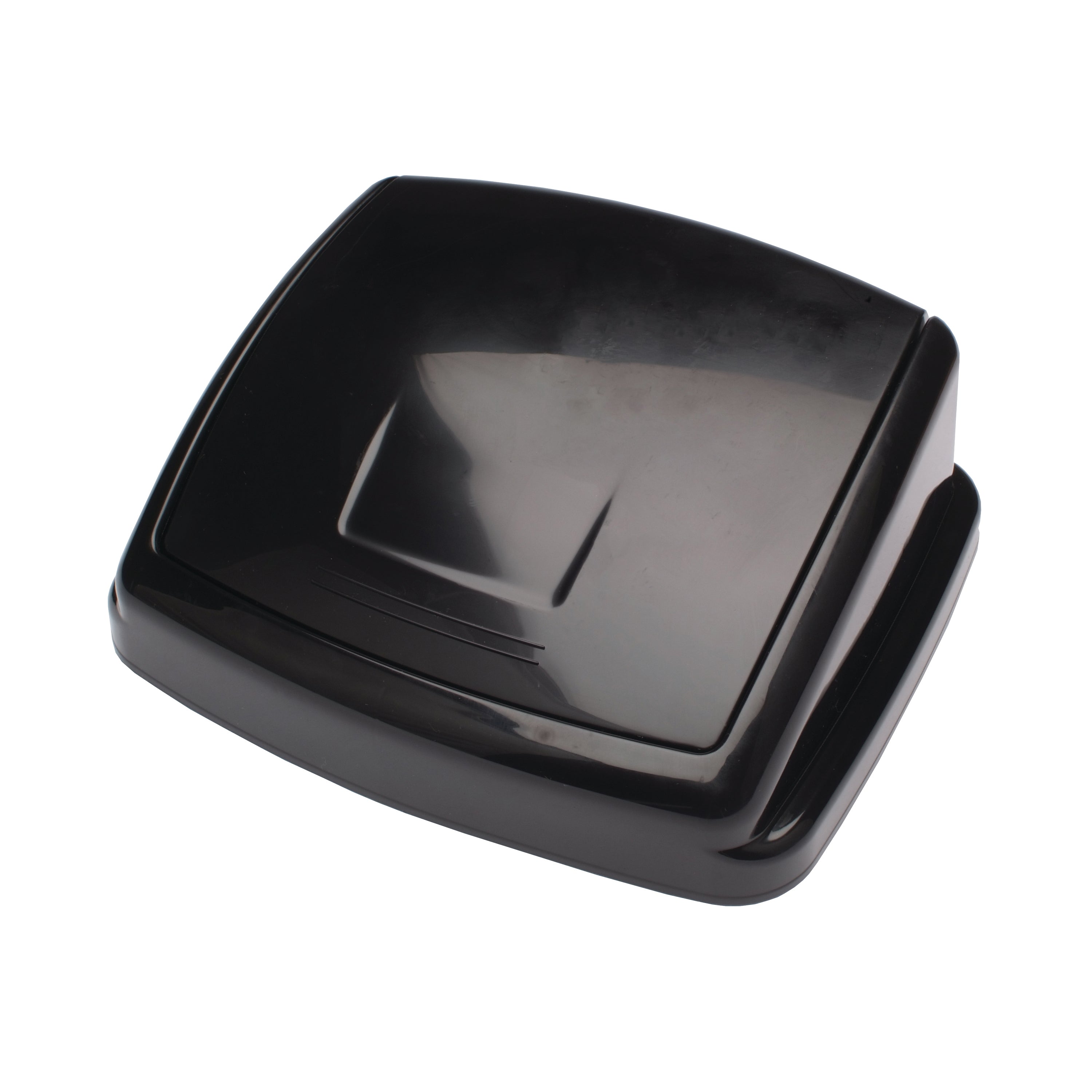 A black plastic lid for a 30-litre 2Work swing bin.