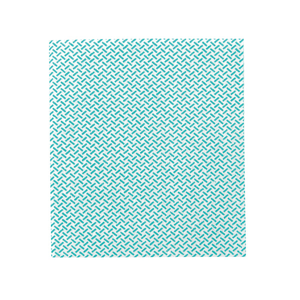 A pack of 5 green 2Work heavy-duty non-woven cloths.