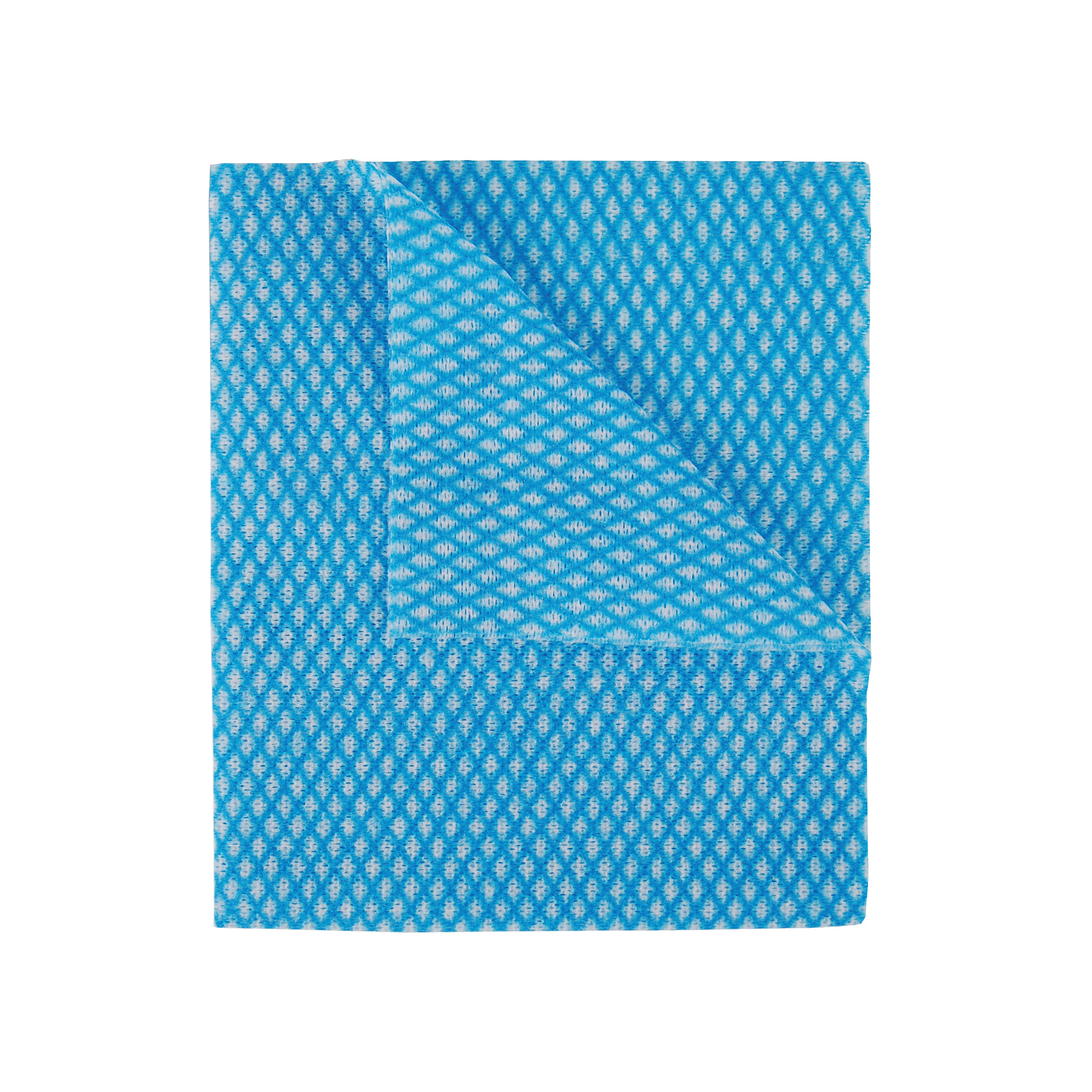 A pack of 50 blue 2Work economy cloths.