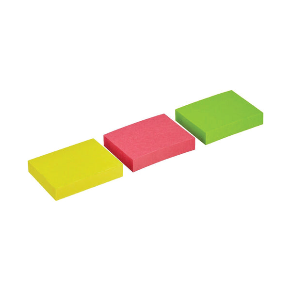 Post-it Neon Colour Notes 38x51mm 100 Sheet Pads Assorted  (Pack of 36)