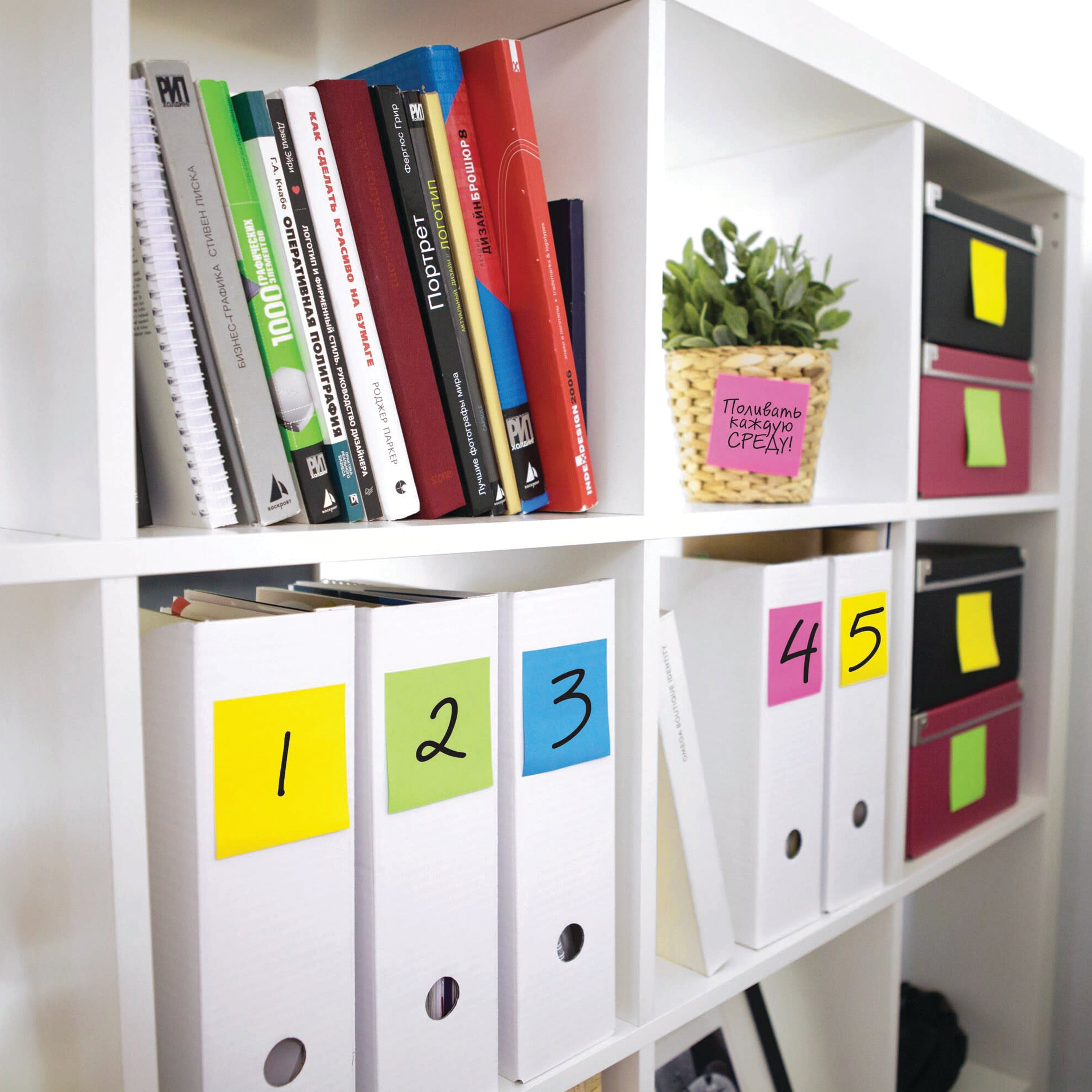 Post-it Neon Colour Notes 38x51mm 100 Sheet Pads Assorted  (Pack of 36)