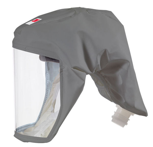 White Beeswift S-333LG Versaflo replacement hood with integrated head suspension, large size.