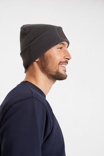 Uneek Rectangular Patch Beanie - UC411