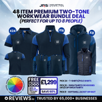48 Item Premium Two-Tone Embroidered Workwear Bundle Deal - thumbnail 1