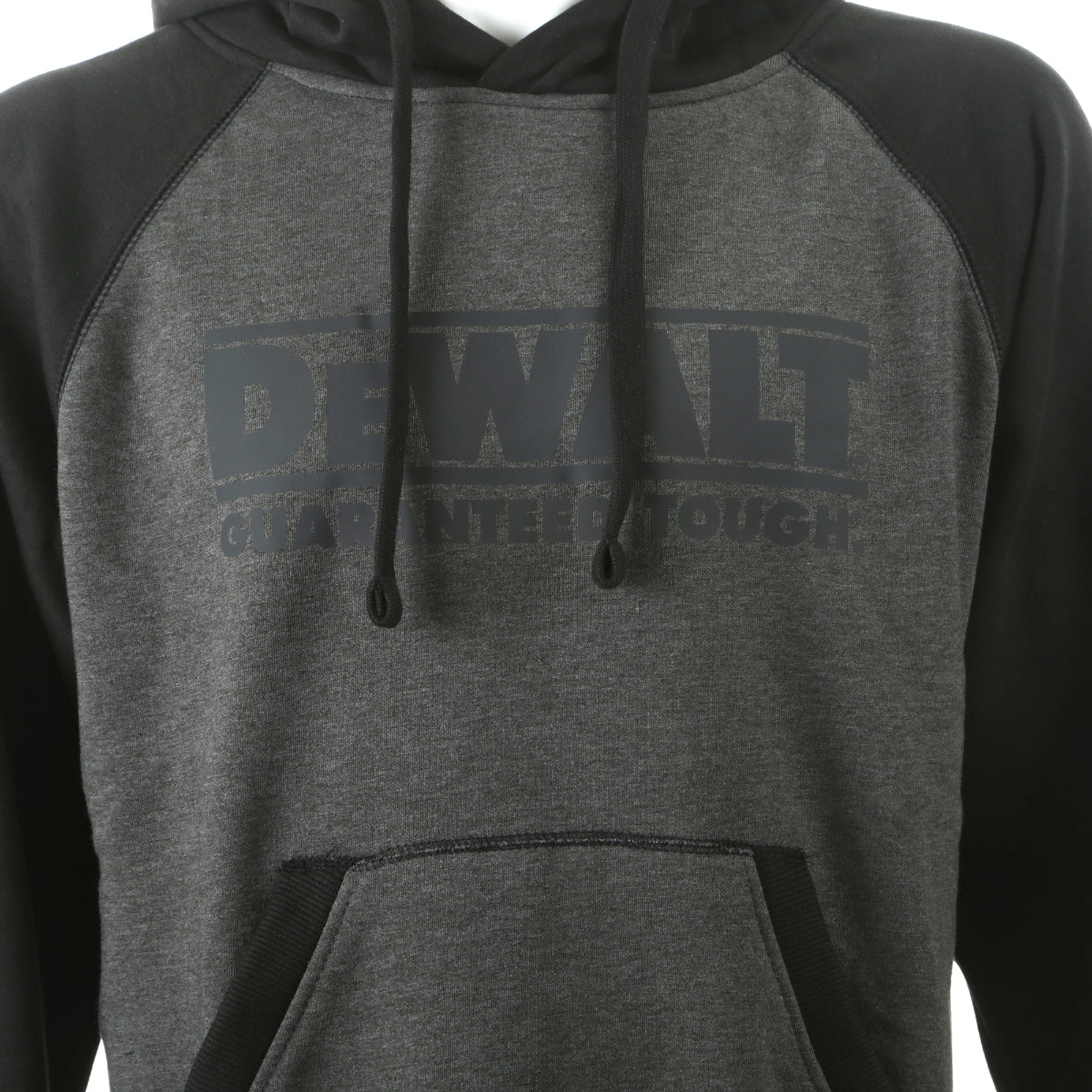 DeWalt Grey Marl/Black Hooded Sweatshirt