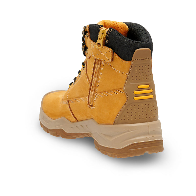 DeWalt Wheat Side Zip Safety Boot