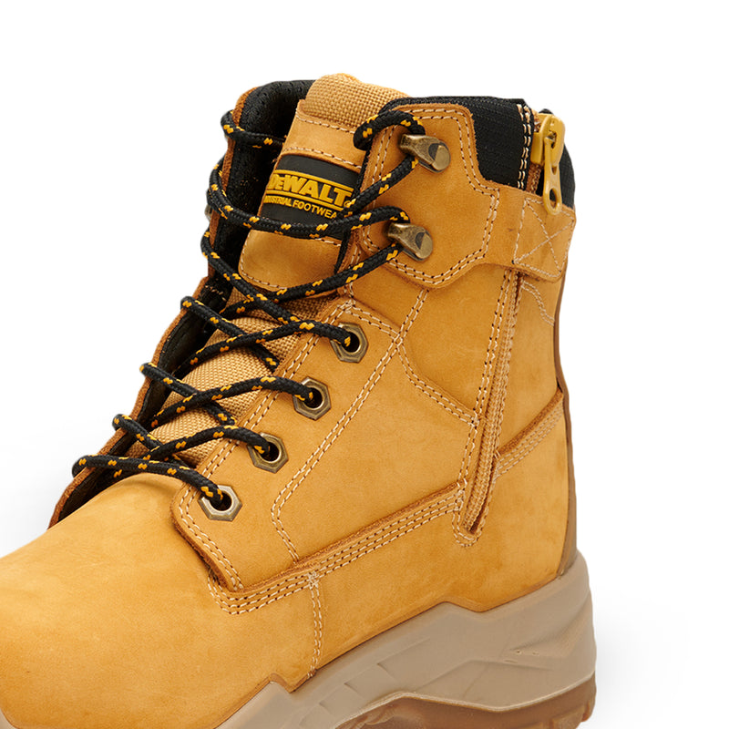 DeWalt Wheat Side Zip Safety Boot