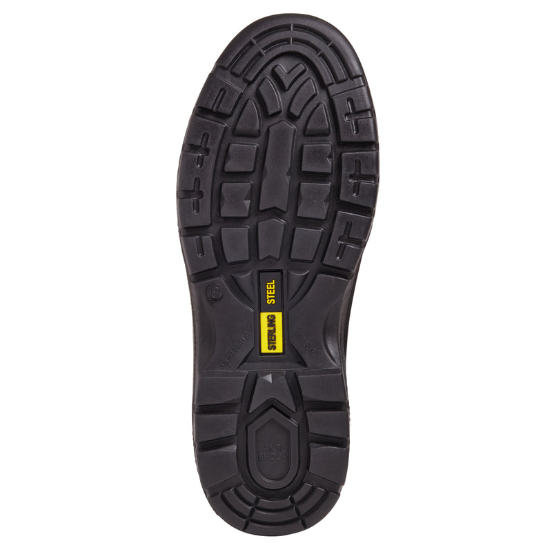 Sterling Steel Black 6 Eye Hiker Boot