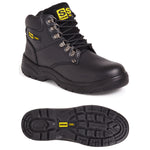 Sterling Steel Black 6 Eye Hiker Boot - thumbnail 4