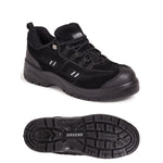 Apache Black Suede Safety Trainer - thumbnail 4
