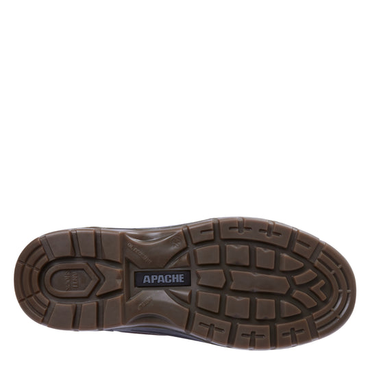 Angled view of the brown AP305 waterproof rigger boot.