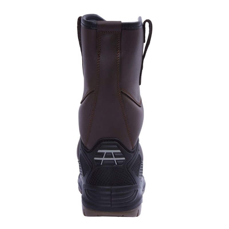 Back of the AP305 rigger boot showing the heel reinforcement.