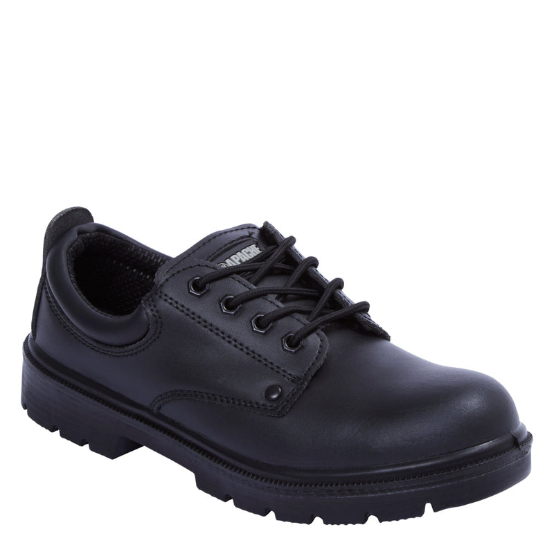 Apache Black 4 Eye Safety Shoe - [CLEARANCE]