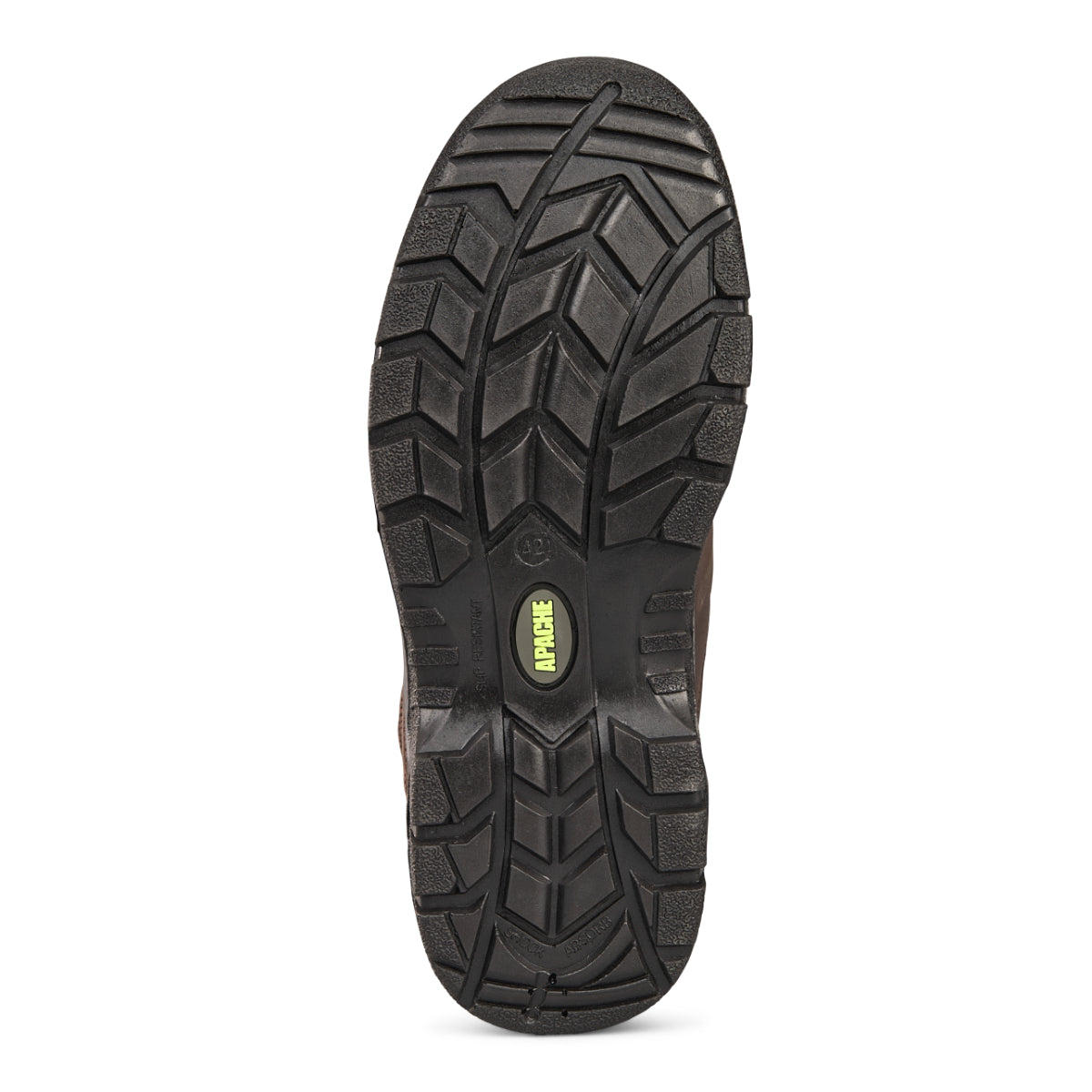 Angled perspective of the brown SS813SM waterproof safety hiker.