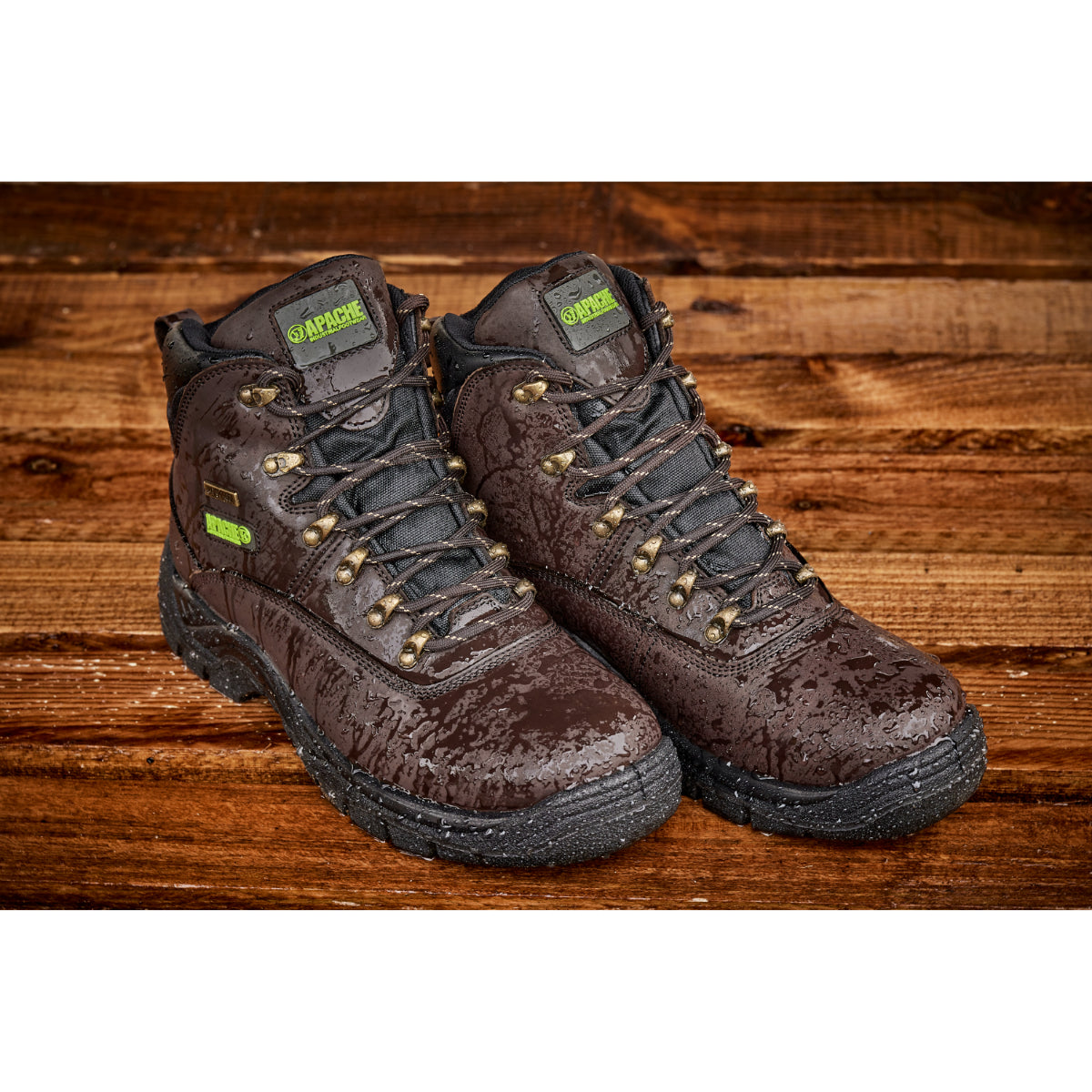 Apache Brown Waterproof Safety Hiker