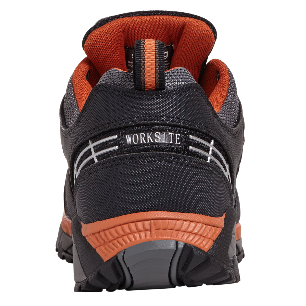 Work Site Black/Orange Sports Safety Trainer