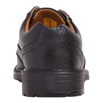 City Knights Black Brogue Safey Shoe - thumbnail 3