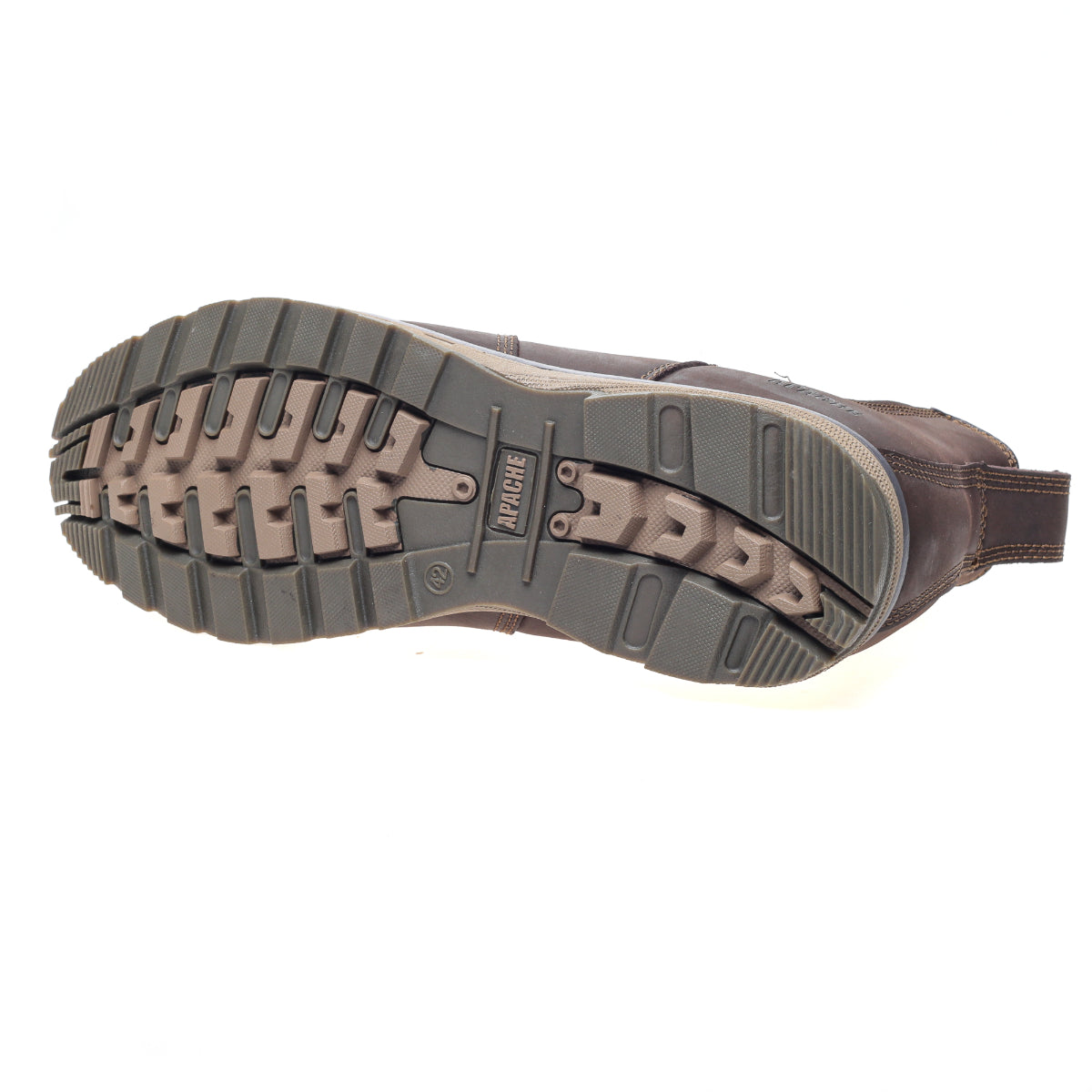 Angled view of the lightweight brown Flyweight dealer boot.