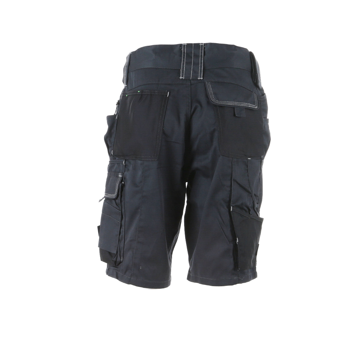Side profile of the khaki Apache ATS cargo shorts, showing pocket depth.