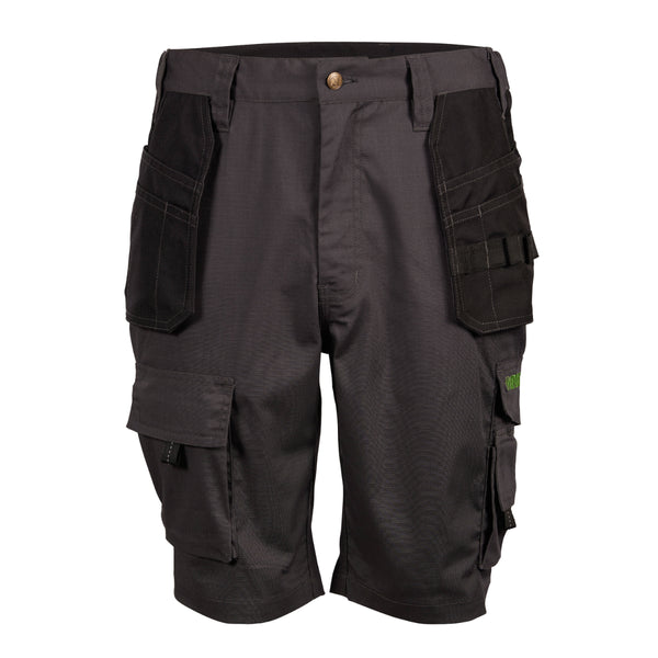 Apache APKHT work shorts in grey with black contrast panels