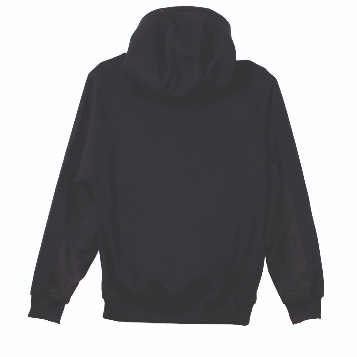 black Apache Zenith heavyweight hoodie showing its fit.