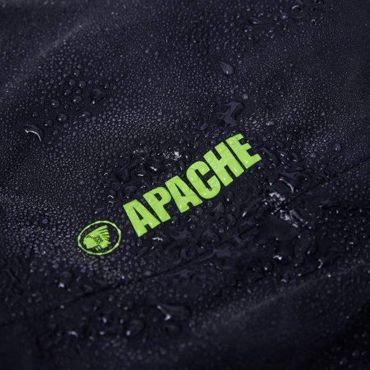 Apache Quebec waterproof trousers with straight-leg fit.