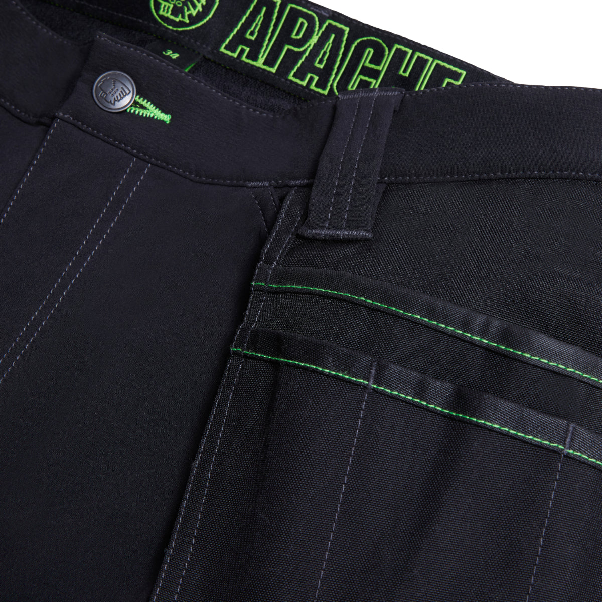 holster and utility pockets on Apache Whistler shorts.