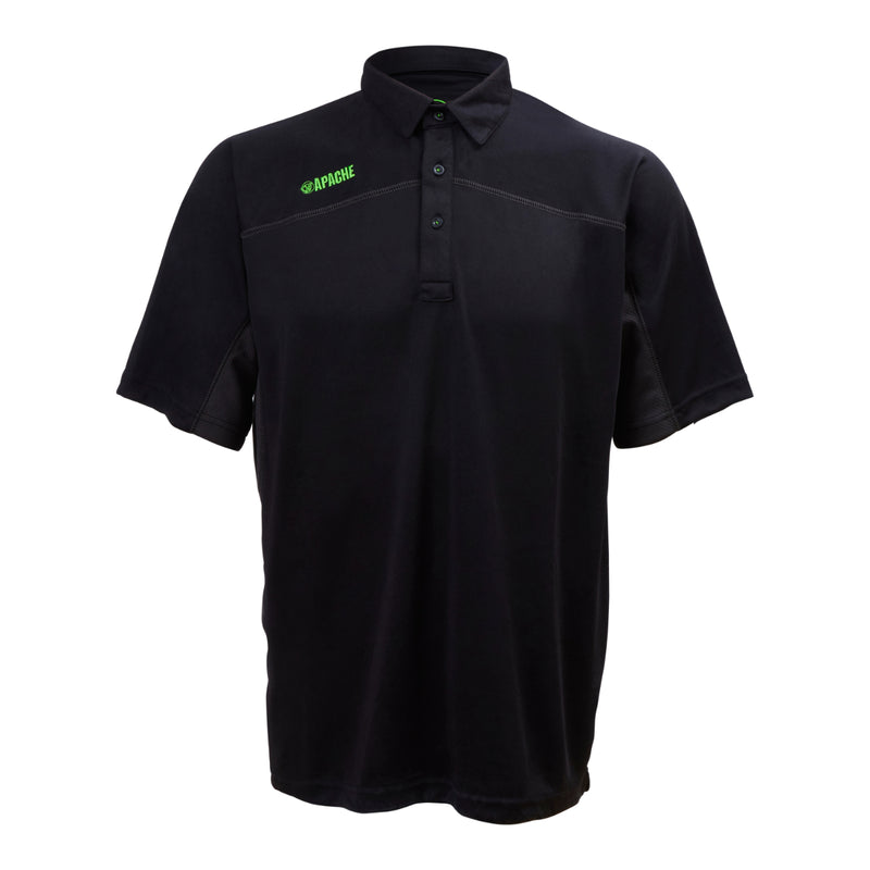 Grey Apache Langley polo shirt with black accents