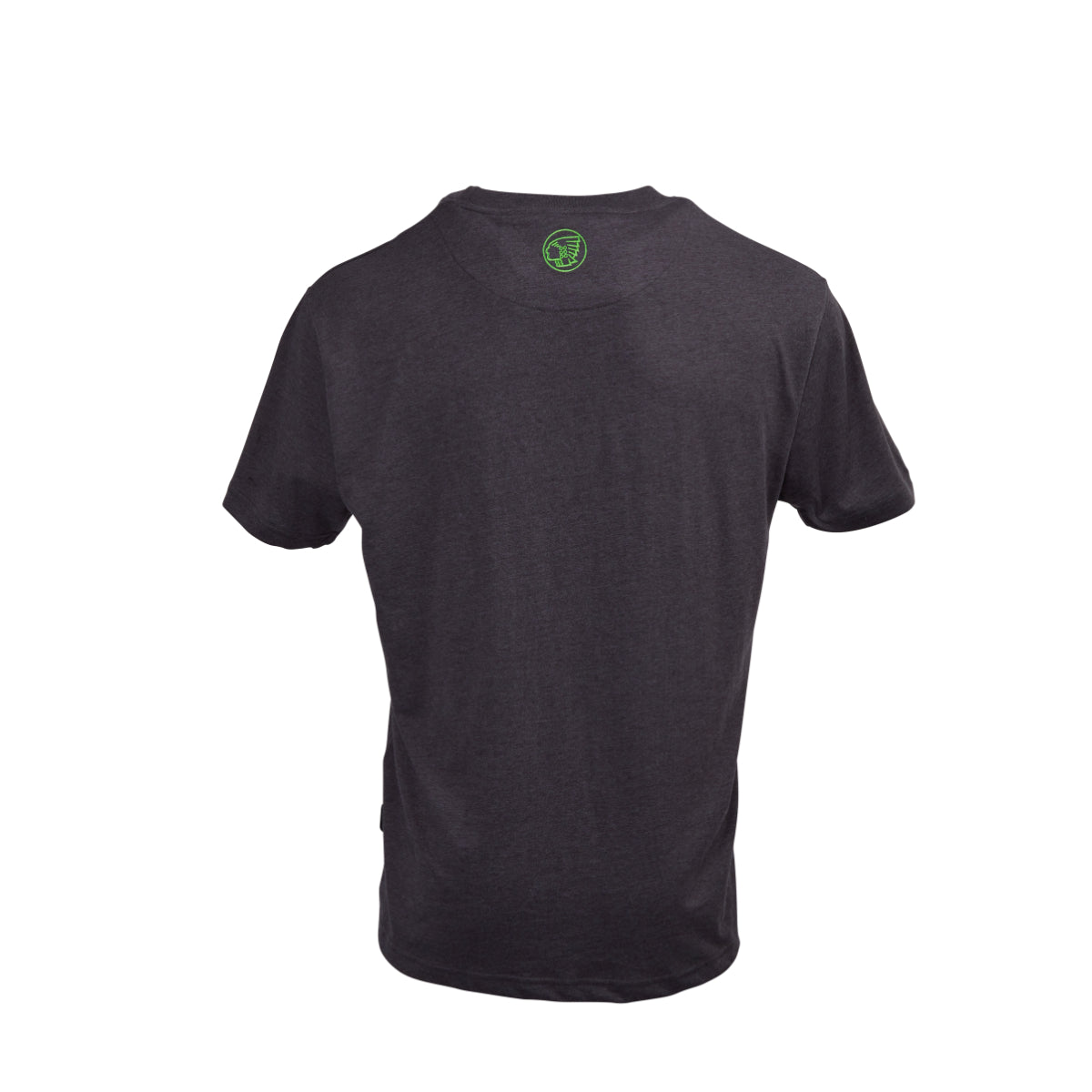 Charcoal grey Apache Vancouver t-shirt, showing the clean design and fit across the shoulders.