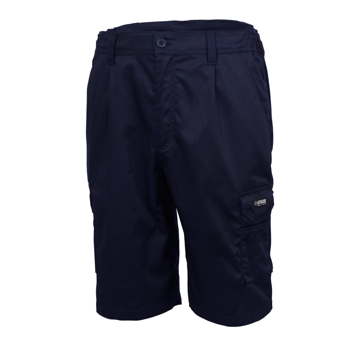 Rear view of the Apache Banff navy shorts with back pocket design.