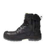 Apache Side Zip Black Waterproof Boot - GTS Outsole - thumbnail 3