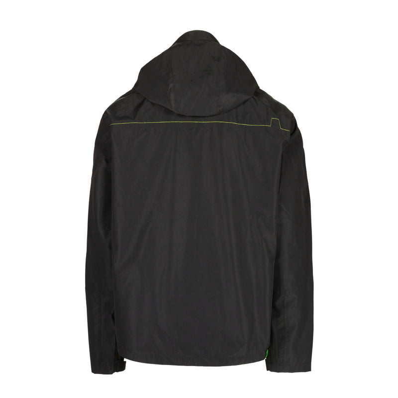 Apache Ottawa jacket with hood up, showing modern fit.