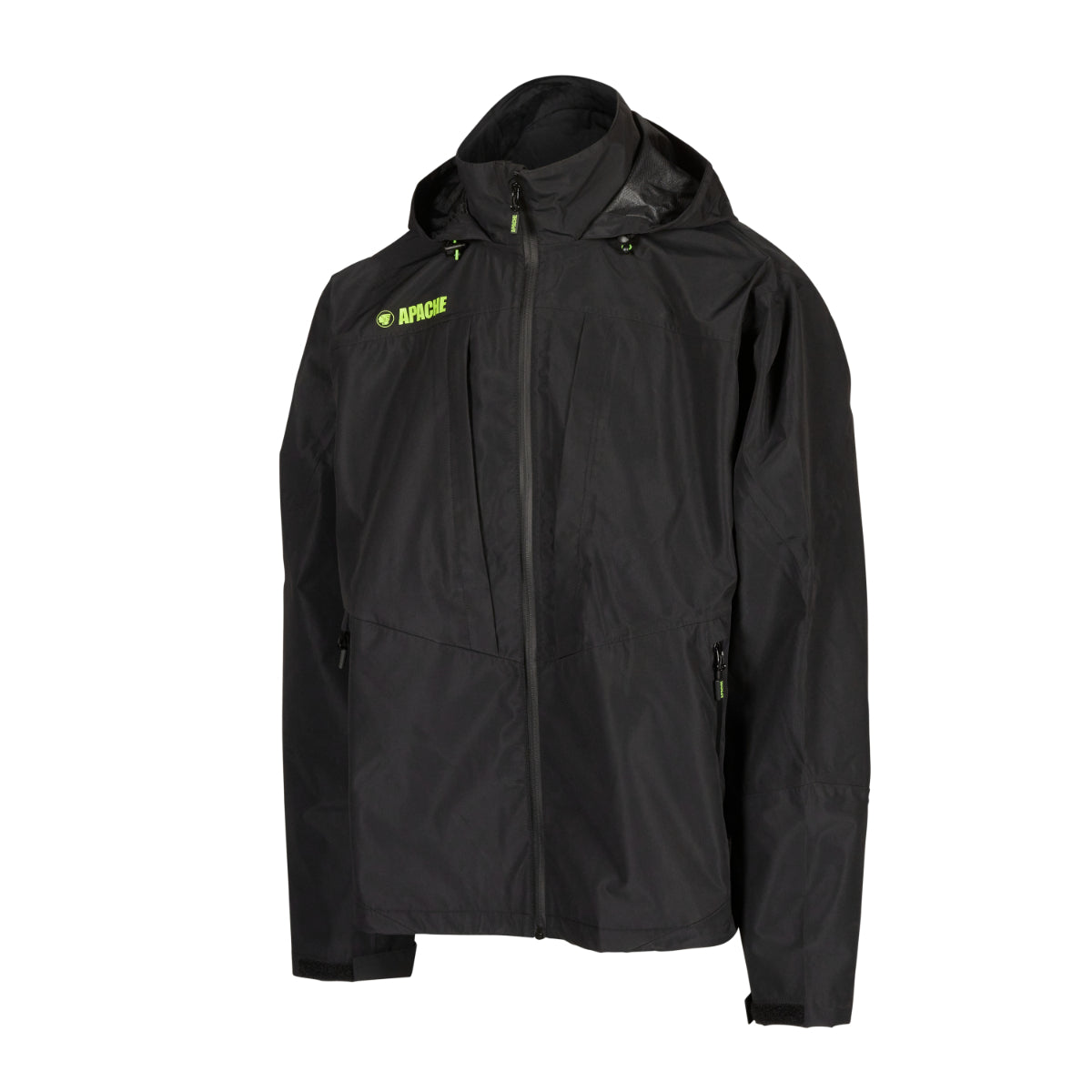 Black and grey Apache Ottawa waterproof jacket.